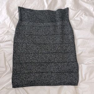 Rock & Republic metallic mini skirt - S